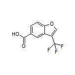 3-(Trifluoromethyl)benzofuran-5-carboxylic Acid