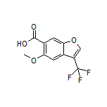 5-Methoxy-3-(trifluoromethyl)benzofuran-6-carboxylic Acid