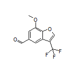 7-Methoxy-3-(trifluoromethyl)benzofuran-5-carbaldehyde