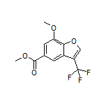 Methyl 7-Methoxy-3-(trifluoromethyl)benzofuran-5-carboxylate