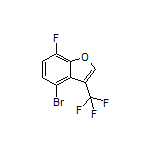 4-Bromo-7-fluoro-3-(trifluoromethyl)benzofuran