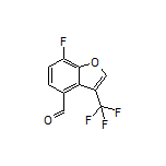 7-Fluoro-3-(trifluoromethyl)benzofuran-4-carbaldehyde