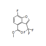 Methyl 7-Fluoro-3-(trifluoromethyl)benzofuran-4-carboxylate