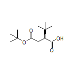 (S)-4-(tert-Butoxy)-2-(tert-butyl)-4-oxobutanoic Acid