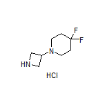 1-(3-Azetidinyl)-4,4-difluoropiperidine Hydrochloride