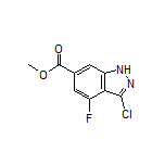 Methyl 3-Chloro-4-fluoro-1H-indazole-6-carboxylate