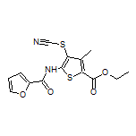Ethyl 5-(Furan-2-carboxamido)-3-methyl-4-thiocyanatothiophene-2-carboxylate