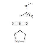 methyl 2-(pyrrolidine-3-sulfonyl)acetate hydrochloride