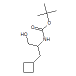 tert-butyl [2-cyclobutyl-1-(hydroxymethyl)ethyl]carbamate