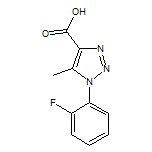 1-(2-Fluorophenyl)-5-methyl-1H-1,2,3-triazole-4-carboxylic acid