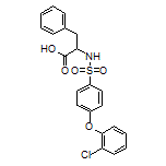 ((4-(2-chlorophenoxy)phenyl)sulfonyl)phenylalanine