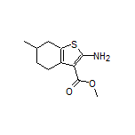 Methyl 2-Amino-6-methyl-4,5,6,7-tetrahydrobenzo[b]thiophene-3-carboxylate