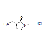 3-(Aminomethyl)-1-methylpyrrolidin-2-one Hydrochloride