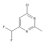 4-chloro-6-(difluoromethyl)-2-methylpyrimidine