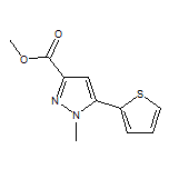 methyl 1-methyl-5-(thiophen-2-yl)-1H-pyrazole-3-carboxylate