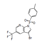3-Bromo-1-tosyl-5-(trifluoromethyl)-7-azaindole