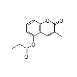 3-Methyl-2-oxo-2H-chromen-5-yl Propionate