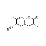 7-Fluoro-3-methyl-2-oxo-2H-chromene-6-carbonitrile