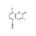 8-Fluoro-3-methyl-2-oxo-2H-chromene-5-carbonitrile