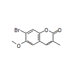 7-Bromo-6-methoxy-3-methyl-2H-chromen-2-one