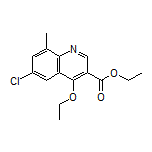 Ethyl 6-Chloro-4-ethoxy-8-methylquinoline-3-carboxylate