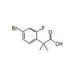 2-(4-Bromo-2-fluorophenyl)-2-methylpropanoic Acid