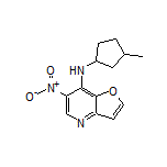 N-(3-Methylcyclopentyl)-6-nitrofuro[3,2-b]pyridin-7-amine