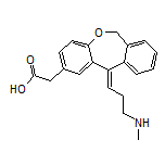 (E)-2-[11-[3-(Methylamino)propylidene]-6,11-dihydrodibenzo[b,e]oxepin-2-yl]acetic Acid