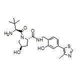 (2S,4R)-1-[(S)-2-Amino-3,3-dimethylbutanoyl]-4-hydroxy-N-[2-hydroxy-4-(4-methyl-5-thiazolyl)benzyl]pyrrolidine-2-carboxamide