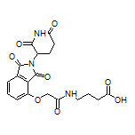 4-[2-[[2-(2,6-Dioxo-3-piperidyl)-1,3-dioxo-4-isoindolinyl]oxy]acetamido]butanoic Acid