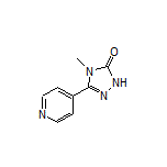 4-Methyl-3-(4-pyridyl)-1H-1,2,4-triazol-5(4H)-one
