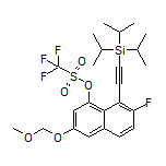 7-Fluoro-3-(methoxymethoxy)-8-[(triisopropylsilyl)ethynyl]-1-naphthyl Trifluoromethanesulfonate