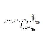 5-Bromo-2-(propylthio)pyrimidine-4-carboxylic Acid
