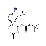 1-(2-Bromo-5-chlorophenyl)-N,N-di-Boc-cyclopropanamine