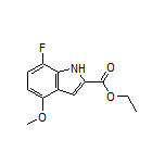 Ethyl 7-Fluoro-4-methoxy-1H-indole-2-carboxylate