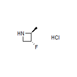 (2S,3R)-3-Fluoro-2-methylazetidine Hydrochloride