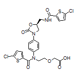 (S)-2-[2-[5-Chloro-N-[4-[5-[(5-chlorothiophene-2-carboxamido)methyl]-2-oxo-3-oxazolidinyl]phenyl]thiophene-2-carboxamido]ethoxy]acetic Acid