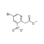 Methyl 2-(5-Bromo-3-nitro-2-pyridyl)acetate