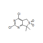 2,4-Dichloro-7,7-dimethyl-5,7-dihydrothieno[3,4-d]pyrimidine 6,6-Dioxide