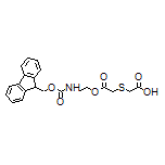 2-[[2-[2-(Fmoc-amino)ethoxy]-2-oxoethyl]thio]acetic Acid