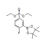 5-(Diethoxyphosphoryl)-2-fluorophenylboronic Acid Pinacol Ester