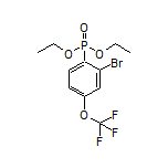 Diethyl [2-Bromo-4-(trifluoromethoxy)phenyl]phosphonate