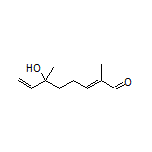 (E)-6-Hydroxy-2,6-dimethylocta-2,7-dienal