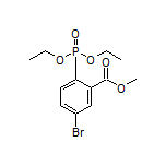 Methyl 5-Bromo-2-(diethoxyphosphoryl)benzoate