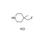 4-(Fluoromethyl)-4-methylpiperidine Hydrochloride