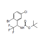 N-Boc-1-(2-bromo-5-chlorophenyl)-2,2,2-trifluoroethanamine