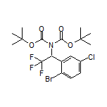 N,N-Di-Boc-1-(2-bromo-5-chlorophenyl)-2,2,2-trifluoroethanamine