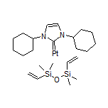 [1,3-Bis(cyclohexyl)imidazol-2-ylidene](1,3-divinyl-1,1,3,3-tetramethyldisiloxane)platinum