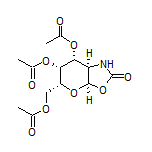 (3aR,5R,6R,7R,7aR)-5-(Acetoxymethyl)-2-oxohexahydro-1H-pyrano[3,2-d]oxazole-6,7-diyl Diacetate