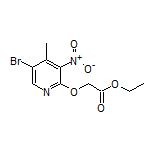 Ethyl 2-[(5-Bromo-4-methyl-3-nitro-2-pyridyl)oxy]acetate
